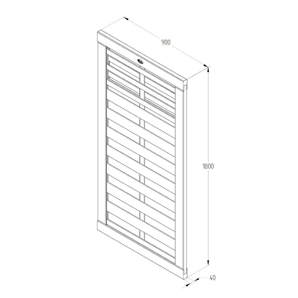 Forest Garden Kyoto Gate – 6ft 5013053145944 2